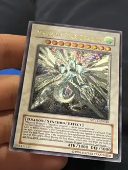 Yugioh Majestic Star Dragon Ultimate Rare SOVR-EN040 LP - Image 2