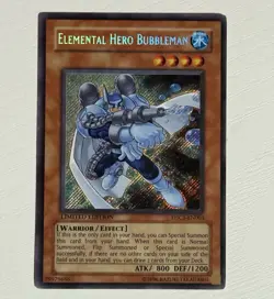 Yugioh Elemental HERO Bubbleman EHC1-EN003 Limited Edition - Image 3