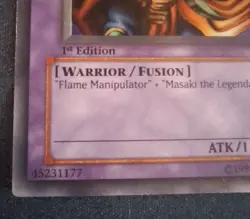 Flame Swordsman LOB-003 The Legend of Blue Eyes White Dragon | 1st Edition | LP - Image 7