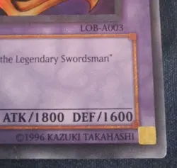 Flame Swordsman LOB-003 The Legend of Blue Eyes White Dragon | 1st Edition | LP - Image 8