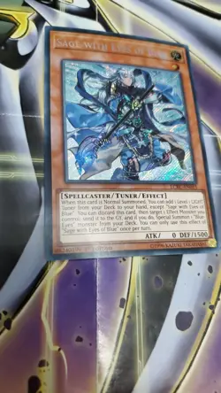 YuGiOh Sage with Eyes of Blue LCKC-EN015 Secret Rare - Image 4