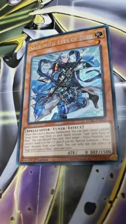 YuGiOh Sage with Eyes of Blue LCKC-EN015 Secret Rare - Image 5