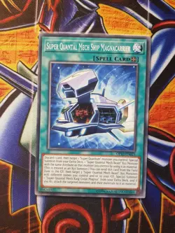 OP10-EN023 SUPER QUANTAL MECH SHIP MAGNACARRIER MINT CONDITION YUGIOH CARD - Image 1