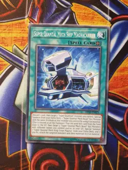 OP10-EN023 SUPER QUANTAL MECH SHIP MAGNACARRIER MINT CONDITION YUGIOH CARD - Image 2