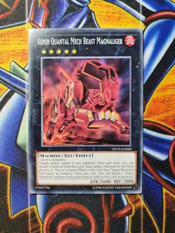 Super Quantal Mech Beast Magnaliger OP10 EN020 Common Yugioh - Image 2