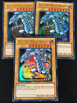 Yugioh Blue Eyes White Dragon LC01-EN004 Ultra x3 (LP) - Image 2