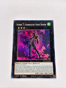 Yu Gi Oh Number 75: Bamboozling Gossip Shadow (TOCH-EN052) 1st Edition (NM) - Image 2