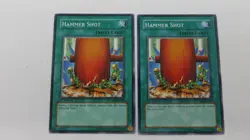 2x  HAMMER SHOT SPELL CARD  SD4-EN024   1ST EDITION COMMON YUGIOH  NM - Image 3