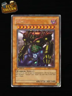 Yu-Gi-Oh Gate Guardian MRD-E000 1st Edition Secret Rare Misprint Reverse Name EU - Image 1