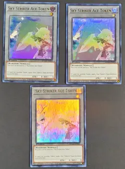Yugioh TCG - 3x Sky Striker Ace Token - MAMA-EN013 - NM - 1st - Ultra Rare, 2022 - Image 1