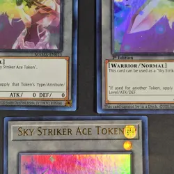 Yugioh TCG - 3x Sky Striker Ace Token - MAMA-EN013 - NM - 1st - Ultra Rare, 2022 - Image 13
