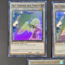 Yugioh TCG - 3x Sky Striker Ace Token - MAMA-EN013 - NM - 1st - Ultra Rare, 2022 - Image 4
