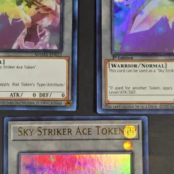 Yugioh TCG - 3x Sky Striker Ace Token - MAMA-EN013 - NM - 1st - Ultra Rare, 2022 - Image 5
