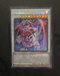 Lancea, Ancestral Dragon of the Ice Mountain BLTR-EN005 Secret Rare 1st Ed Mint - Image 1