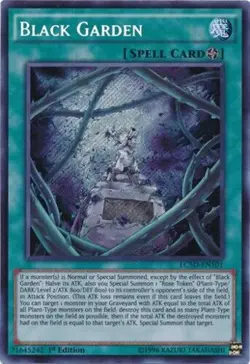 Yugioh! Black Garden - LC5D-EN101 - Secret Rare - 1st Edition Near Mint, English - Image 1