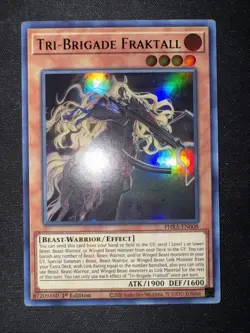 Yugioh Tri-Brigade Fraktall PHRA-EN008 Phantom Rage 1st Edition Near Mint - Image 1