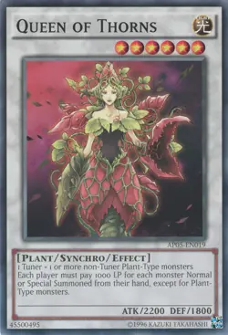 Yugioh Queen Of Thorns  AP05-EN019 Common LP - Image 2