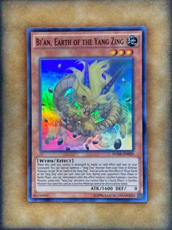 Yugioh Bi’an, Earth of the Yang Zing DUEA-EN029 Super Rare NM - Image 2