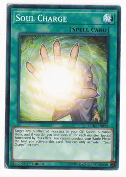 Soul Charge LEHD-ENB20 Common 1st Edition Yugioh - Image 1