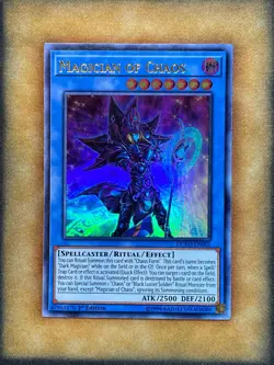 Yugioh Magician of Chaos DUPO-EN001 Ultra Rare 1st Ed LP - Image 2