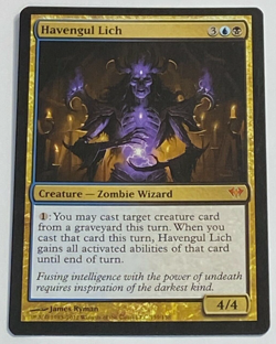 MTG - 1x Havengul Lich - Dark Ascension - LP/NM - Mythic - Magic The Gathering - Image 1