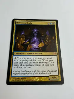 MTG - 1x Havengul Lich - Dark Ascension - LP/NM - Mythic - Magic The Gathering - Image 3