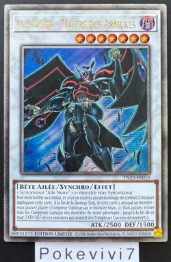 YU-GI-OH! Card BLACK WING - MASTER OF ARMOR TN23-FR015 QCSR NEW - Image 2