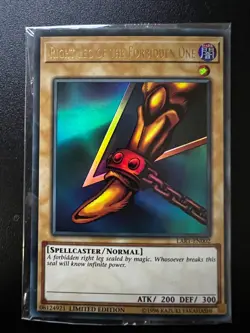 Right Leg of the Forbidden One LART-EN002 Ultra Rare SEALED Near Mint Yugioh - Image 3