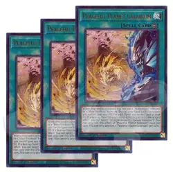 Yugioh - Peaceful Planet Calarium x 3 - 1st Edition Ultra Rare NM - Free Holo - Image 2