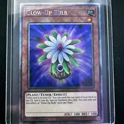 Yu-Gi-Oh! TCG: Glow-Up Bulb 1st Edition Platinum Secret Rare RA03-EN245 MT - Image 1