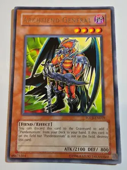 Archfiend General FOTB-EN019 Rare Unlimited Yugioh - Image 1