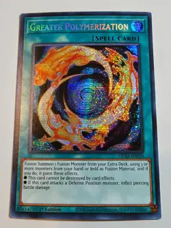 Greater Polymerization - MP22-EN050 - Prismatic Secret Rare - 1st Edition Yugioh - Image 3