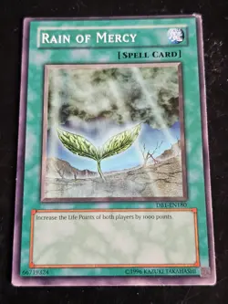 RAIN OF MERCY DB1-EN180 Common Unlimited Yugioh - Image 1