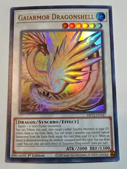 Gaiarmor Dragonshell MP22-EN147 1st Edition Ultra Rare Yugioh - Image 3