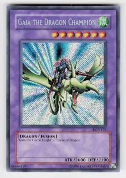 The Legend of Blue Eyes White Dragon #LOB-125 Gaia the Dragon Champion Unlimited - Image 1
