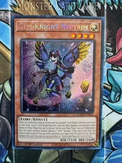 Gem-Knight Nepyrim BLMM-EN021 Secret Rare NM-M 1st Edition - Image 3