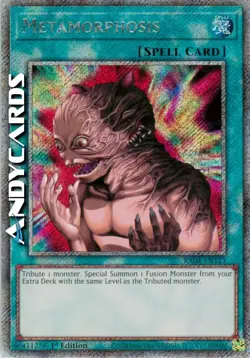 METAMORPHOSIS • (Metamorphosis) • Platinum Secret • RA04 EN123 • 1Ed • Yugioh! - Image 1