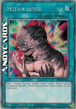 METAMORPHOSIS • (Metamorphosis) • Platinum Secret • RA04 IT123 • 1Ed • Yugioh! - Image 2