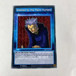 Yugioh Stalked By The Rare Hunters SBC1-ENS06 Streets of Battle City 1st Edition - Image 1