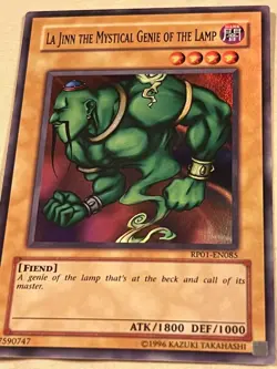 Yu-Gi-Oh La Jinn the Mystical Genie of the Lamp RP01-EN085 Retro Pack 1 Super LP - Image 2
