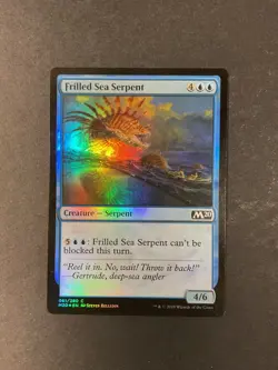 Frilled Sea Serpent - Foil - M20 - Core Set 2020 - Magic the Gathering - MTG - Image 1
