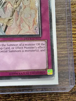 Yu-Gi-Oh Duelist Revolution Ultimate Rare 1st Edition Solemn Warning DREV-EN077 - Image 5