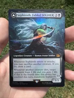 MTG: Final Fantasy Sephiroth, Fabled SOLDIER - Extended Art Foil M 0451 NM - Image 1