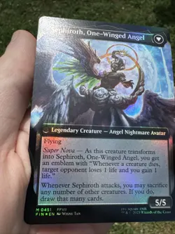 MTG: Final Fantasy Sephiroth, Fabled SOLDIER - Extended Art Foil M 0451 NM - Image 11