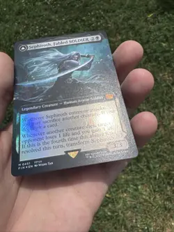 MTG: Final Fantasy Sephiroth, Fabled SOLDIER - Extended Art Foil M 0451 NM - Image 3