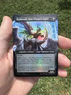 MTG: Final Fantasy Sephiroth, Fabled SOLDIER - Extended Art Foil M 0451 NM - Image 7