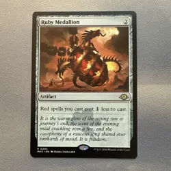 Ruby Medallion MINT 295 Modern Horizons 3 MH3 MTG Regular Rare Unplayed M/NM - Image 1