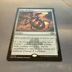 Ruby Medallion MINT 295 Modern Horizons 3 MH3 MTG Regular Rare Unplayed M/NM - Image 2