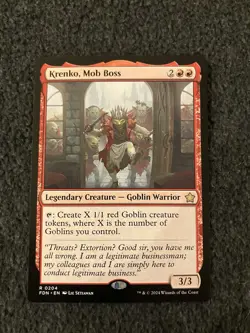 Magic The Gathering MTG - Krenko, Mob Boss - FDN - Image 1