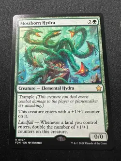 Mossborn Hydra - 0107 - m/nm MTG Foundations Free Shipping - Image 1